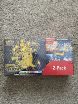 Pokemon TCG: Surging Sparks ETB and Booster Bundle - Costco - Brand New Sealed - Image 1