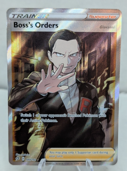 Pokemon TCG: Boss’s Orders 189/192 Rebel Clash Full Art Trainer NM - Image 1