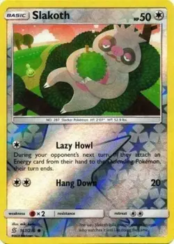 Pokemon - SLAKOTH 167/236 - Reverse Holo - Unified Minds - NM/M - Image 1