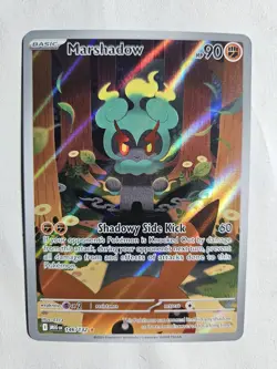 Marshadow 146/132 Me01 MEGA Full Art Rare Holo Pokemon TCG - Image 1