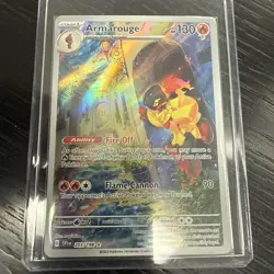 2023 POKEMON SVI EN-SCARLET & VIOLET ILLUSTRATION RARE #203 ARMAROUGE - Image 1