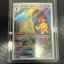 2023 POKEMON SVI EN-SCARLET & VIOLET ILLUSTRATION RARE #203 ARMAROUGE - Image 2