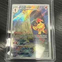 2023 POKEMON SVI EN-SCARLET & VIOLET ILLUSTRATION RARE #203 ARMAROUGE - Image 5