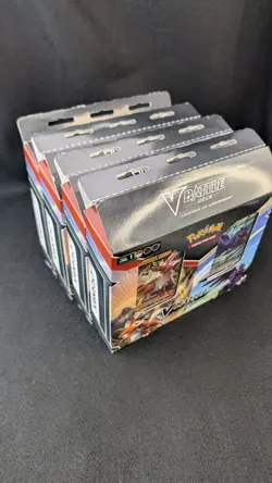Pokemon TCG: V Battle Deck: Lycanroc vs. Corviknight LOT of 5 Sealed Boxes New 820650809576 - Image 2