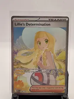 Pokemon TCG Lillie's Determination 184/132 Mega Evolution Full Art NM - Image 1