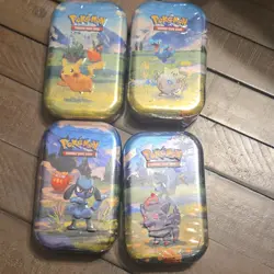 Pokemon Ascended Heroes Mini Tin Set Pikachu Zorua Riolu Totodile Togepi 2026 - Image 1