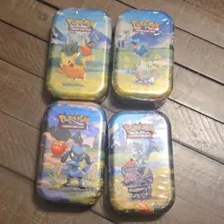 Pokemon Ascended Heroes Mini Tin Set Pikachu Zorua Riolu Totodile Togepi 2026 - Image 2