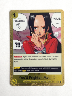 One Piece TCG You'll Frighten Me... OP14-118 Foil R The Azure Sea's Seven - Image 1