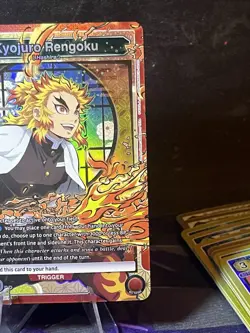 Union Arena CCG Kyojuro Rengoku UE05BT/KMY-1 SR Demon Slayer ENG - Image 3