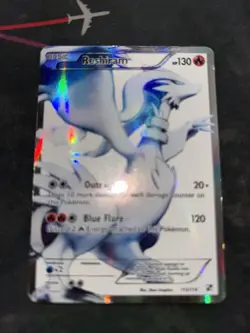 Reshiram 113/114 Full Art Holo Ultra Rare Black & White 2011 Pokemon Card NM - Image 3