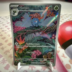 Pokemon TCG Gloom Obsidian Flames Illustration Rare Card 198/197 NM/M - Image 1