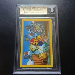 BGS 9.5 Mario Pikachu Joker Pokemon Center Poker Deck Playing Card BGS - Image 3
