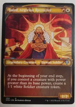 MTG Magic The Gathering Card Baird, Argivian Recruiter Legendary Creature Human - Image 1