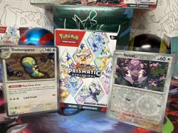 Pokemon lot | SEALED Prismatic Booster Bundle | + (2) Additional Cards - Image 1