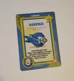 Doomlings Harrier 002/173 Overlush OVL Scarce Dominant Traits Card 2023 Blue - Image 1