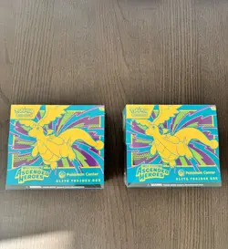 Pokemon TCG - Ascended Heroes Pokemon Center ETB Elite Trainer Box Sealed X2 - Image 1