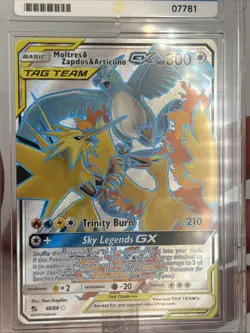 Pokemon Hidden Fates Moltres & Zapdos & Articuno GX 66/68 - Ace 10 07781 - Image 4