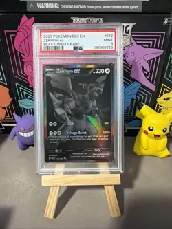 Zekrom EX 172/086 Pokemon Black Bolt BWR Black White Rare SIR English - PSA 9 🔥 - Image 1