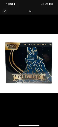 Mega Evolution Pokemon ETB Lucario - New Sealed Direct from Pokemon Vendor 10/10 - Image 1