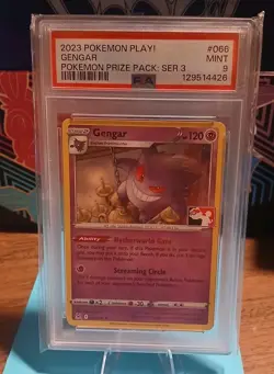 PSA 9 Gengar #066 Prize Pack: Series 3 Pokemon Play! Stamp 2023 - Image 3