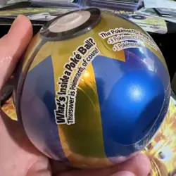 2022 Pokemon Ball Tin - Quick Ball J21 Blue/gold Ball Tin Factory Sealed - Image 3