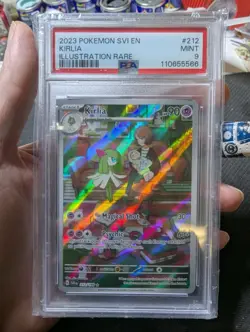 Kirlia 212/198 SV01: Scarlet & Violet Base Set Holo PSA 9 Pokemon - Image 1
