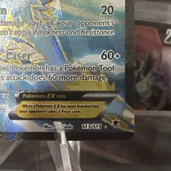 Pokemon TCG Manectric EX (113 Full Art) #113/119 XY - Phantom Forces - Image 5