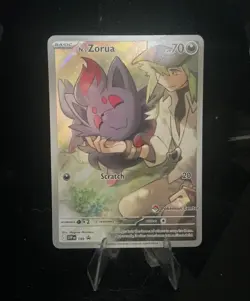 Pokemon TCG N’s Zorua Pokemon Center Stamped - Image 1