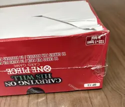 One Piece TCG OP-13 Carrying On His Will Booster Box sealed *DAMAGED* (English) - Image 3