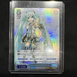 Signed Weiss Schwarz Hatsune Miku Project DIVA PD/S22-E079X XR Foil Holo - Image 1