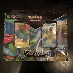 Pokemon V Battle Deck Venusaur vs Blastoise Starter Deck 2 Decks 120 Cards - Image 1