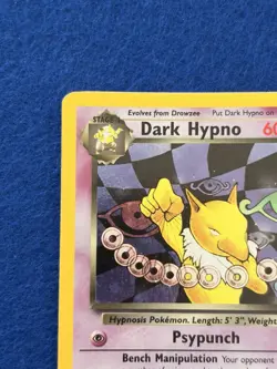 Mint- Dark Hypno Holo Ultra Rare 9/82 Team Rocket Pokemon Card - Image 2