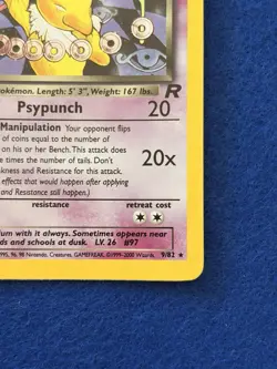 Mint- Dark Hypno Holo Ultra Rare 9/82 Team Rocket Pokemon Card - Image 4