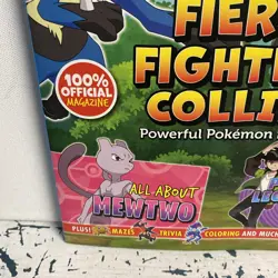 Pokemon Magazine Plus 3 Card Fun Pack Mega Evolutions All About Mewtwo And More - Image 3