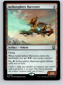 Magic the Gathering Aethersphere Harvester Modern Horizons 3 Commander MTG - Image 1