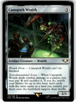 1x Canoptek Wraith Warhammer 40K Commander MTG Magic the Gathering NM - Image 1