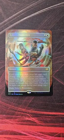 Teferi's Protection (Borderless) Double Masters 2022 Foil - Image 1