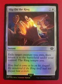 1x Slip On the Ring (0031) | FOIL | LTR: Tales of Middle-Earth | MTG Magic Cards - Image 1