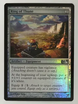 MTG Ring of Thune - Magic 2013 (M13) - Uncommon - Magic the Gathering Foil - Image 1