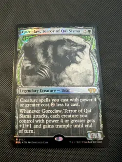 Goreclaw, Terror of Qal Sisma- **HALO FOIL** - Near Mint - MTG - Image 1