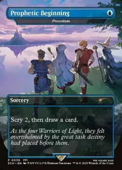 Prophetic Beginning - Preordain Light Play, English Magic the Gathering MTG Magi - Image 1