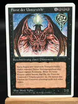MTG Lord of the Pit German Forth Edition NM Furst der Unterwelt - Image 1