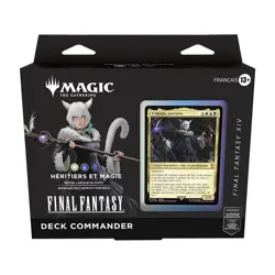MTG MAGIC FINAL FANTASY 1 DECK COMMANDER XIV HERITIERS ET MAGIE BLANC BLEU NOIR - Image 1
