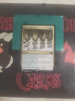 Magic The Gathering Midnight Hunt "Rite Of Harmony" 236/277 RARE NM - Image 1