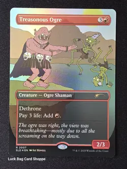 Treasonous Ogre (2007) (Rainbow Foil) Secret Lair Drop Foil - Image 1