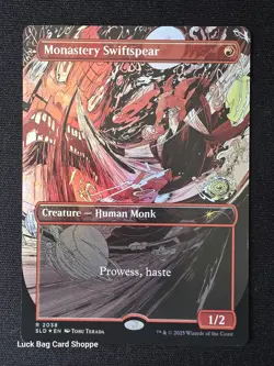 Monastery Swiftspear (2038) (Rainbow Foil) Secret Lair Drop Foil - Image 1
