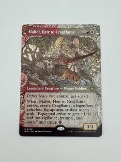 Mabel, Heir to Cragflame (Showcase) [Bloomburrow BLB] NM Magic The Gathering MTG - Image 1