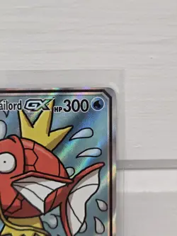 Pokemon Magikarp & Wailord GX 161/181 - NM - Sun & Moon Team Up (Full Art) - Image 3