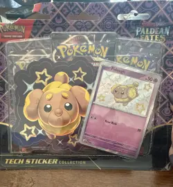 Pokemon Scarlet & Violet Paldean Fates: TECH Sticker Collection - Shiny Fidough - Image 1