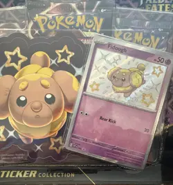 Pokemon Scarlet & Violet Paldean Fates: TECH Sticker Collection - Shiny Fidough - Image 2